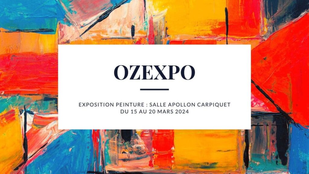 Exposition peinture : Salle Apollon Carpiquet du 15 au 20 mars